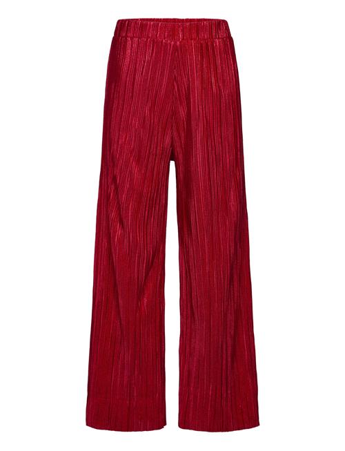 Trousers Jersey Plisse Lindex Red