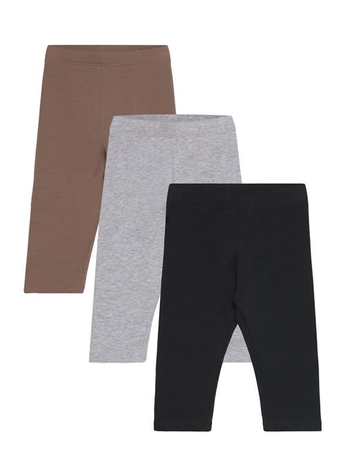 Leggings Brushed Inside 3 P Lindex Black