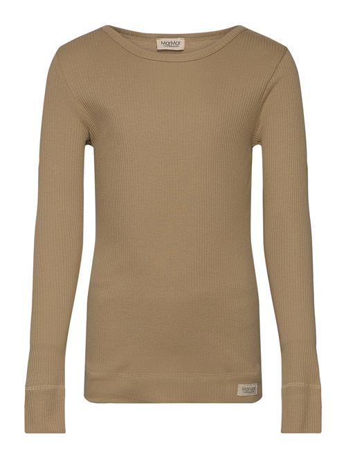 Plain Tee Ls MarMar Copenhagen Brown