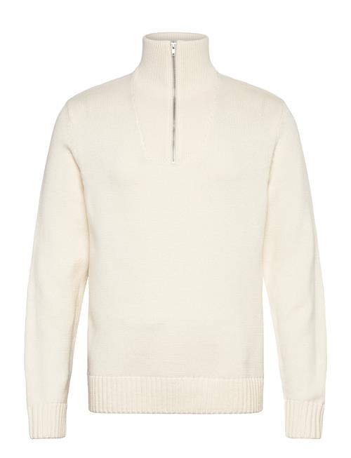 Jack & Jones Jorfrederiksberg Knit Half Zip Jack & J S White