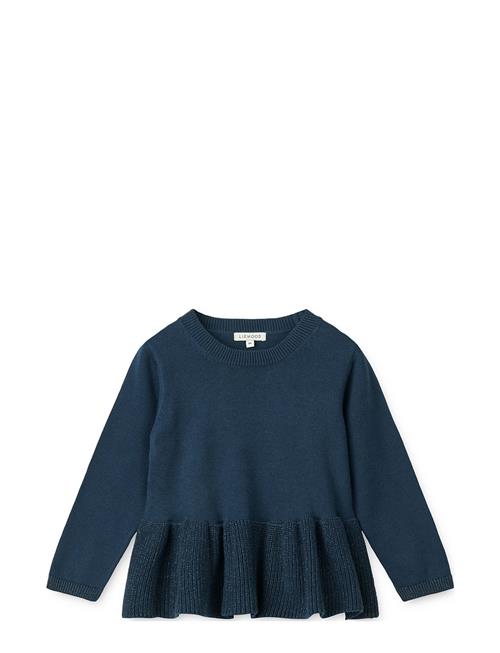 Esme Lurex Knit Jumper Liewood Navy