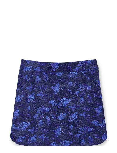 Ginko Print Alice Petal Hem Skort Peter Millar Blue