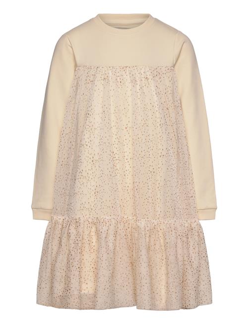 Dress Gold Tulle Huttelihut Cream