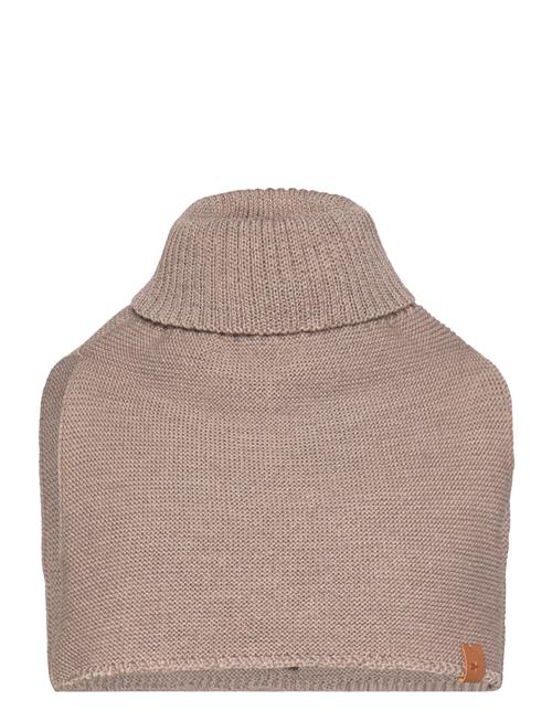 Neck Warmer Wool Knit Huttelihut Brown