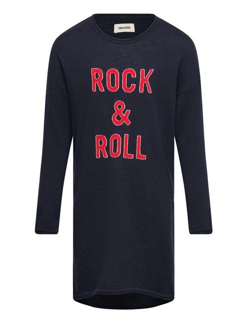 Knitting Dress Zadig & Voltaire Kids Navy