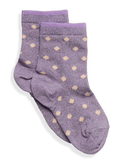 Irma Glitter Socks Mp Denmark Purple