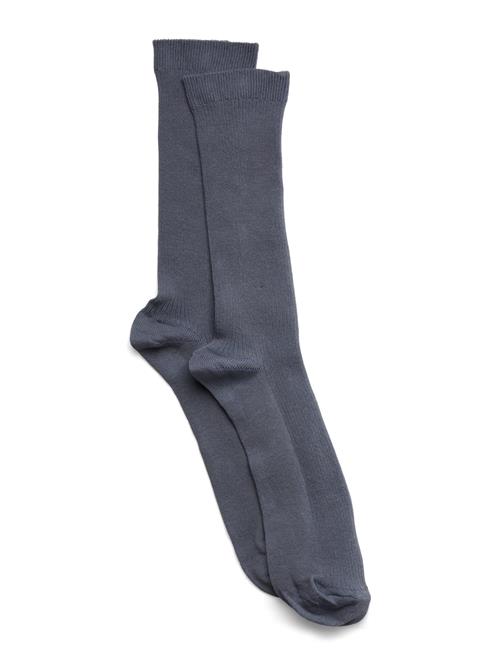 Fine Cotton Rib Socks Mp Denmark Navy