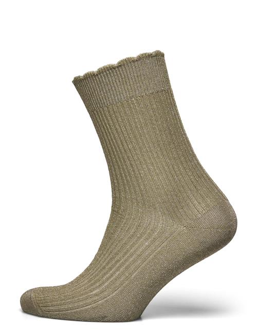 Julia Glitter Sock Mp Denmark Khaki