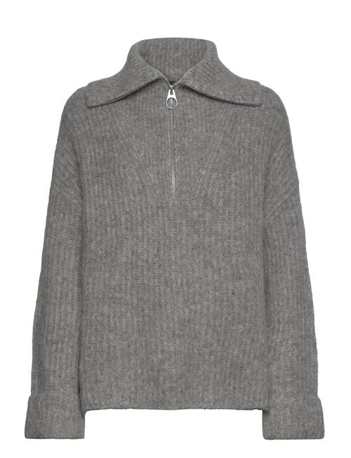 Mmsenada Thora Highneck Knit MOS MOSH Grey