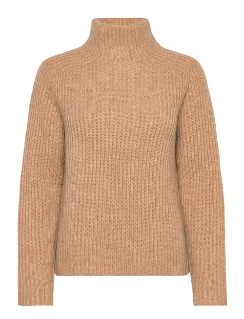 Mmthyra Highneck Knit MOS MOSH Beige