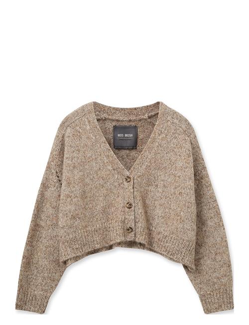 Se Mmzela Warm Knit Cardigan MOS MOSH Brown ved Booztlet