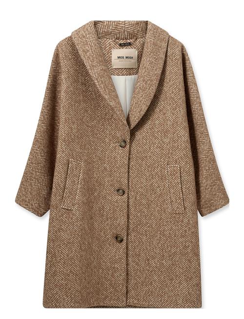 Mmadelaide Herringb Coat MOS MOSH Beige