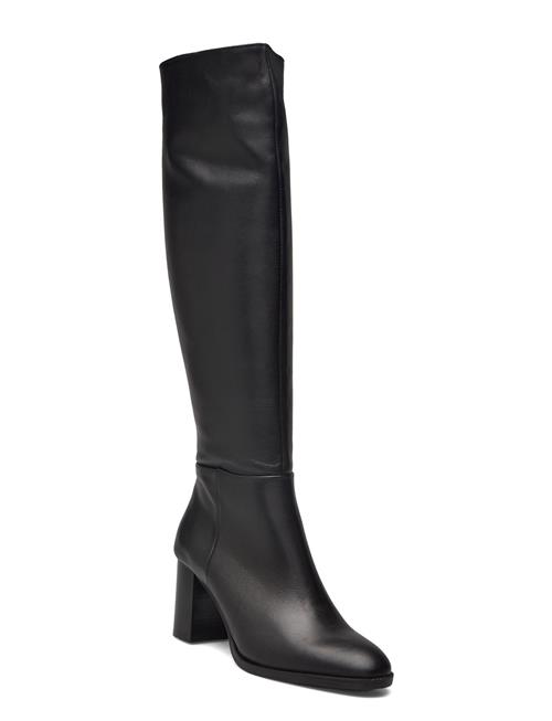 Se Boot Long Wooden Heel Apair Black ved Booztlet