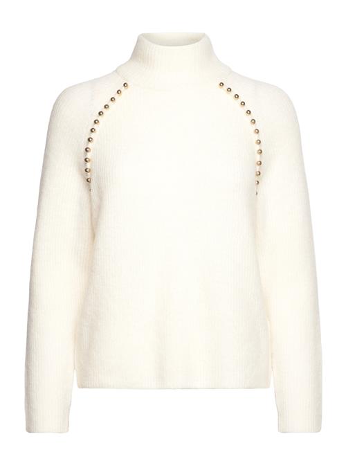 Mmzora Bead Highneck Knit MOS MOSH Cream