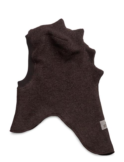 Balaclava Triangles Wool Huttelihut Brown