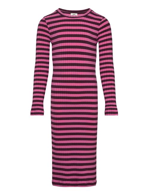 5X5 Classic Stripe Dubina Dress Mads Nørgaard Pink