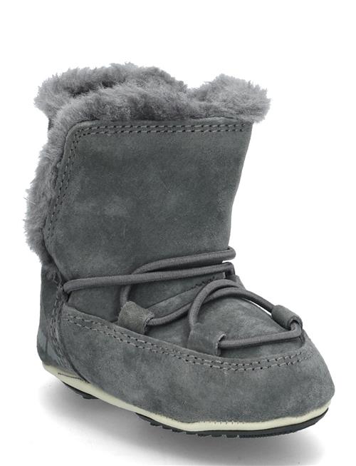 Mb Crib Suede Moon Boot Grey