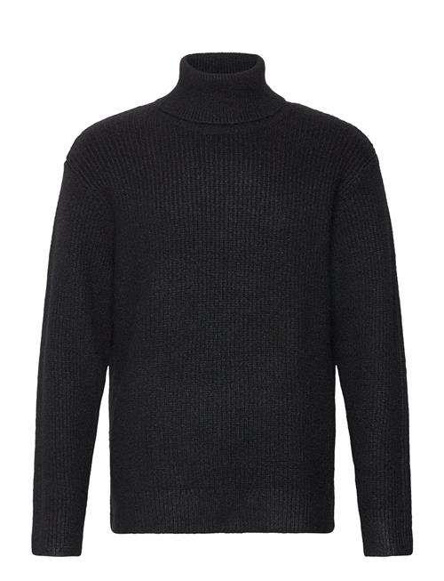 Relaxed Wool Blend Turtleneck Weekday Black