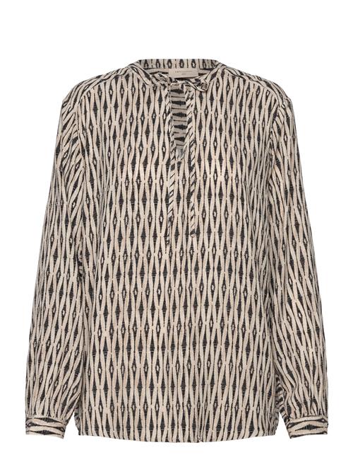 Blouse From Freequent In A Light Material With A Contrasted Look In The Print. I FREE/QUENT Black