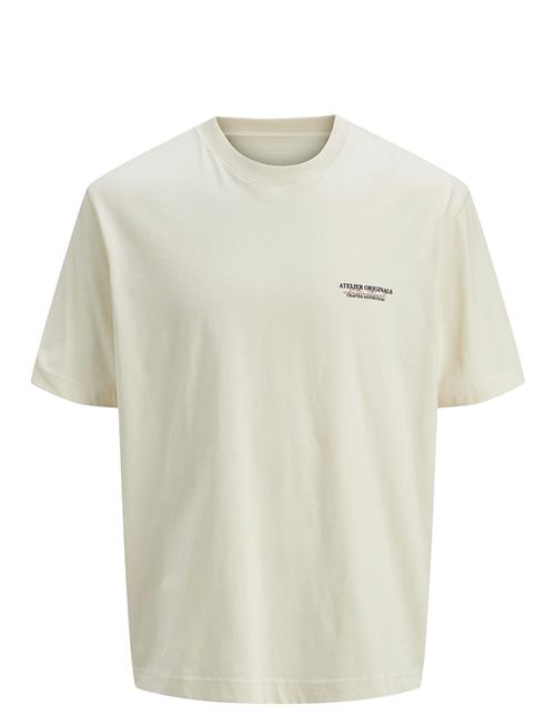 Jack & Jones Jorislington Type Tee Ss Crew Neck Sn Jack & J S Cream