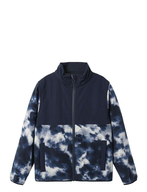 Nkmmeeko Fleece Jacket Aop Name It Navy