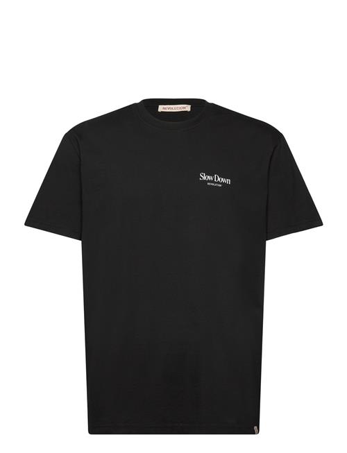 Application T-Shirt Revolution Black