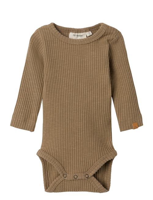 Nbmrajo Mab Ls Slim Body Lil Lil'Atelier Khaki