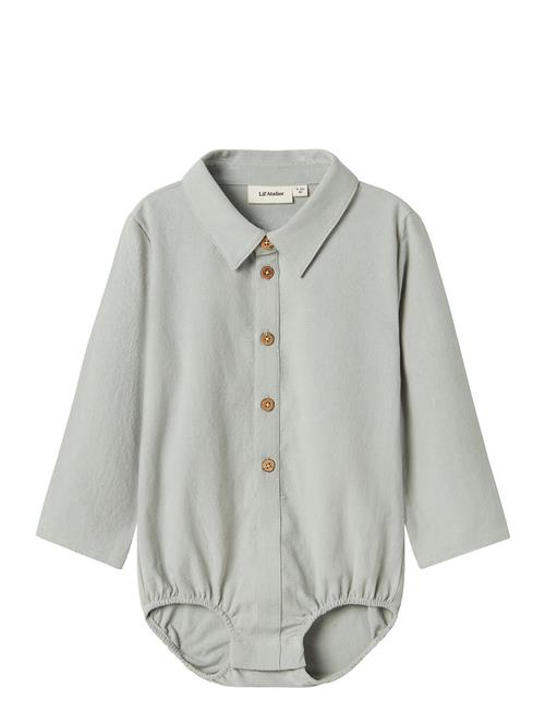 Nbmhadam Ls Loose Body Shirt Lil Lil'Atelier Grey