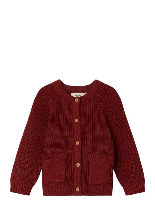 Nmfemlen Lis Ls Knit Card Lil Lil'Atelier Burgundy