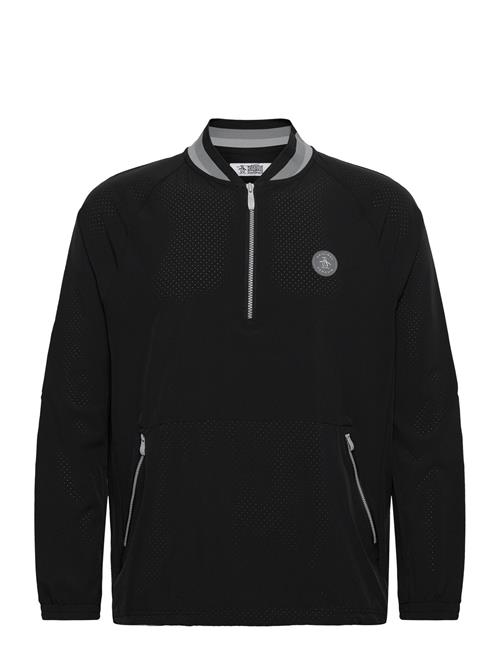 Ls 1/4 Zip Lightweigt Windbreaker Original Penguin Golf Black