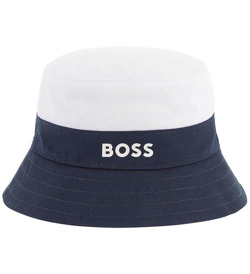 BOSS Bøllehat - Vendbar - Persian Blue/Hvid/Navy