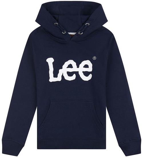 Lee Hættetrøje - Wobbly - Navy Blazer m. Logo