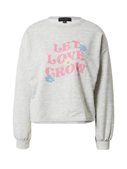 Dorothy Perkins Sweatshirt 'Let Love Grow'  himmelblå / lysegul / grå-meleret / lyserød