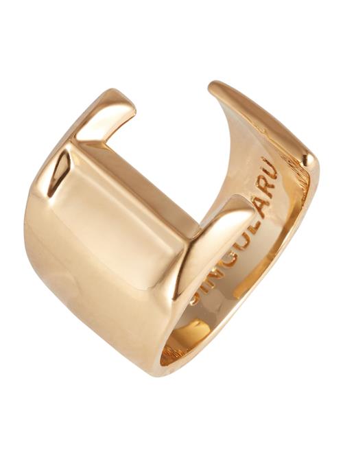 Singularu Ring 'Custom Letter Signet'  guld