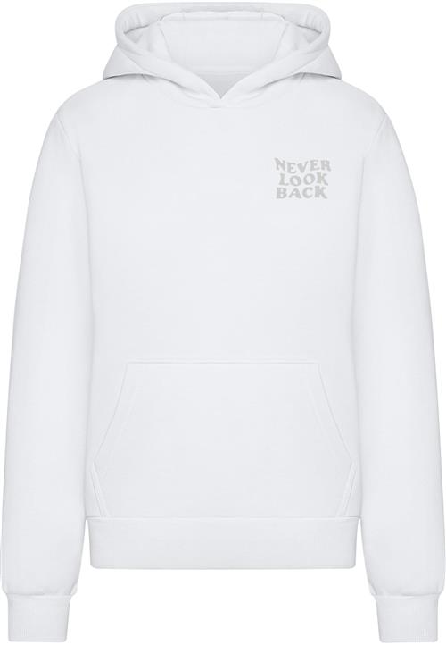 Se Miss Tee Sweatshirt 'Never Look Back'  grå / hvid ved About You