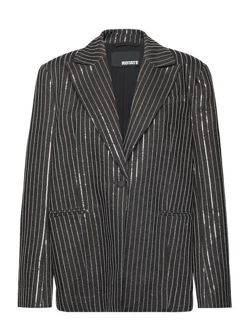 Sequin Twill Blazer ROTATE Birger Christensen Black