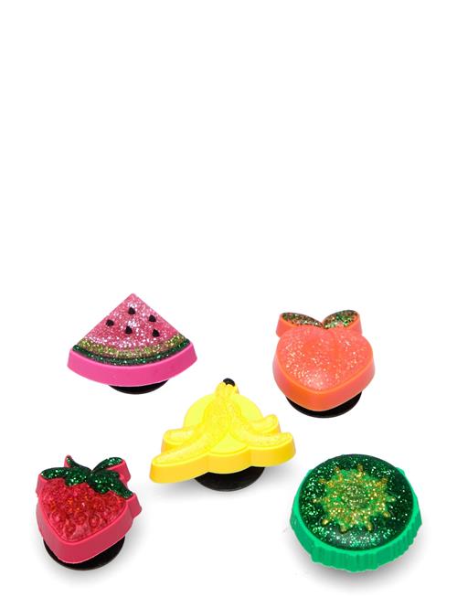 Sparkle Glitter Fruits 5 Pack Crocs Patterned