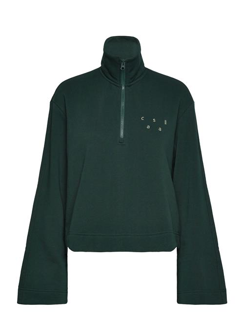 Comfy Half Zip Sweater Casall Green