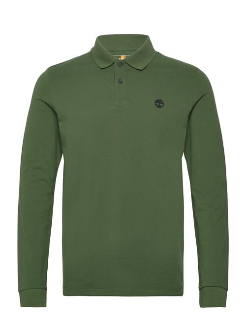 Millers River Ls Millers River Pique Polo Black Forest Green Timberland Green