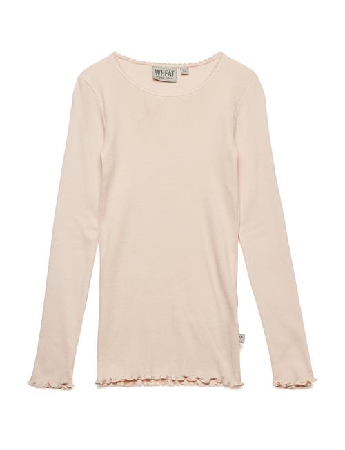 Rib T-Shirt Lace Ls Wheat Pink