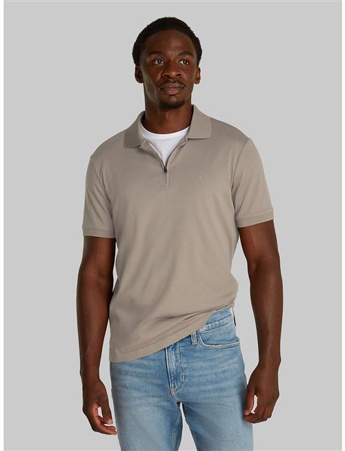 Liquid Touch Welt Zip Polo Calvin Klein