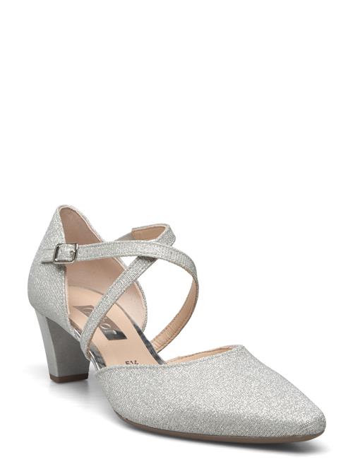 Se Ankle-Strap Pumps Gabor Silver ved Booztlet