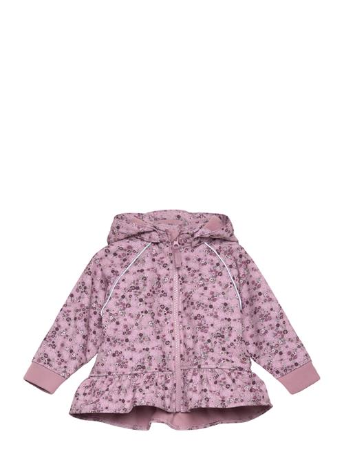 Nmfalfa08 Softshell Jacket Flower Fo Name It Pink