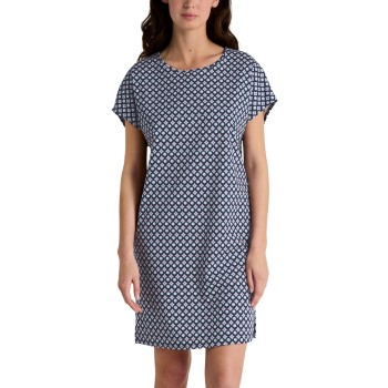 Calida Daylight Dreams Sleepshirt Marineblå bomuld Medium Dame