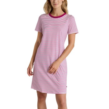 Calida Marine Dreams Sleepshirt Rosa Mønster  bomuld Medium Dame