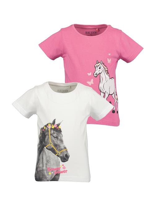 BLUE SEVEN Bluser & t-shirts  grå / lys pink / sort / hvid