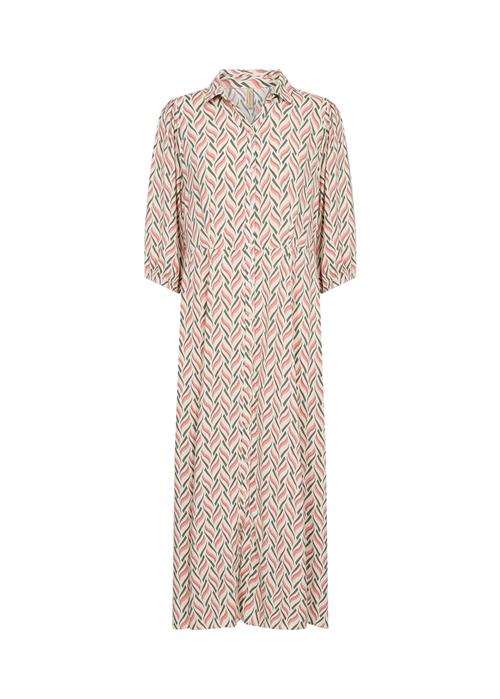 Soyaconcept Blusekjole 'Penny 2'  sand / grøn / lyserød / gammelrosa