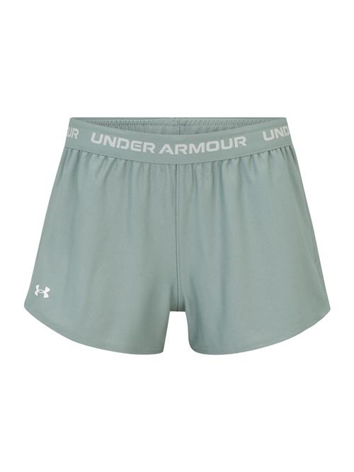 UNDER ARMOUR Sportsbukser 'Play Up'  mint / hvid