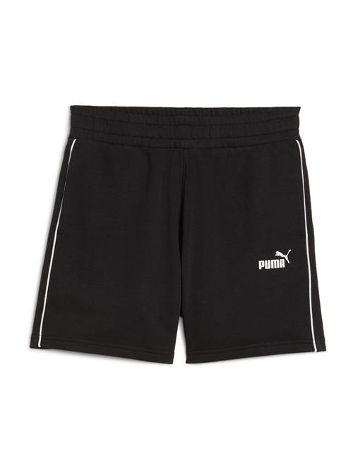 PUMA Sportsbukser  sort / hvid