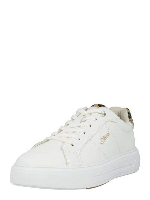 s.Oliver Sneaker low  guld / hvid